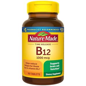 Nature Made Vitamin B12 1000 mcg, 160 Tablets