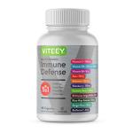 11-in-1 Immune Defense Supplement Capsules for Adults