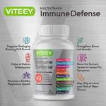 11-in-1 Immune Defense Supplement Capsules for Adults