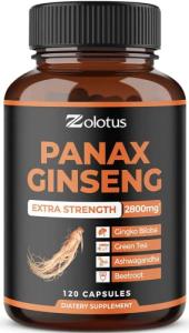 Korean Red Panax Ginseng + Ginkgo Biloba Capsules