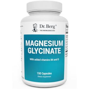 Dr. Berg's Magnesium Glycinate Capsules for Stress Relief