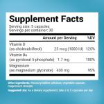 Dr. Berg's Magnesium Glycinate Capsules for Stress Relief