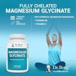 Dr. Berg's Magnesium Glycinate Capsules for Stress Relief