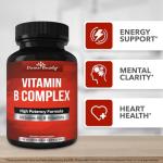 Divine Bounty Super B Complex Vitamins - 90 Capsules