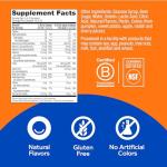 OLLY Kids Multivitamin Gummy Worms, Immune Support, Sour Fruit Punch