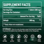 30,000 MG Shilajit Tablets, Shilajit Himalayan Organic, with Fulvic Acid & 85+ Trace Minerals, More Effective Than Shilajit Resin & Capsules, Shilajit for Men & Women, with Lab Test. 60 Count.