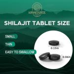 30,000 MG Shilajit Tablets, Shilajit Himalayan Organic, with Fulvic Acid & 85+ Trace Minerals, More Effective Than Shilajit Resin & Capsules, Shilajit for Men & Women, with Lab Test. 60 Count.
