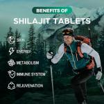 30,000 MG Shilajit Tablets, Shilajit Himalayan Organic, with Fulvic Acid & 85+ Trace Minerals, More Effective Than Shilajit Resin & Capsules, Shilajit for Men & Women, with Lab Test. 60 Count.