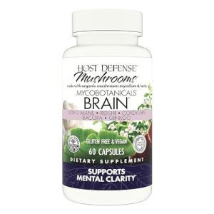 Host Defense MycoBotanicals Brain Support Capsules - 60 capsules