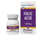 Folic Acid Vitamin B9 1200 mcg Tablets, 100 Count