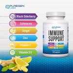 Powerful 6-in-1 Immune Support Capsules - Adult & Kid Supplement
