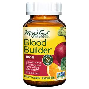MegaFood Blood Builder Iron Supplement with Vitamin C