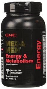 GNC Mega Men Energy & Metabolism Supplements, 90ct