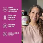 Women's Multivitamin Capsules for Energy, Mood, Hair & Skin