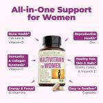 Women's Multivitamin Capsules for Energy, Mood, Hair & Skin
