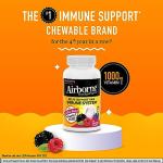 Airborne 1000mg Vitamin C with Zinc - Immune Support Supplement