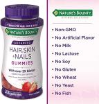 Nature's Bounty Argan-Infused Hair, Skin & Nails Gummies