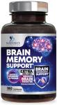 Memory and Focus Nootropic Brain Supplements - 180 Capsules