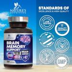 Memory and Focus Nootropic Brain Supplements - 180 Capsules