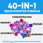Memory and Focus Nootropic Brain Supplements - 180 Capsules