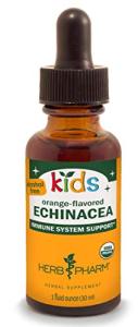 Certified-Organic Alcohol-Free Echinacea Glycerite Liquid Extract, 1oz