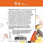 NOW Vitamin B-6 for Cardiovascular Health, 250 Capsules