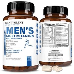 Men's Multivitamin - Energy Boost & Immune Support, 120 Capsules