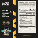 ONNIT Alpha Brain - Premium Nootropic Supplement, 90ct