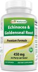 Naturals Echinacea Goldenseal Capsules 450 mg - 250 Count