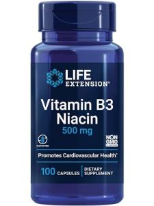 High Strength Vitamin B3 for Heart Health - 100 Capsules