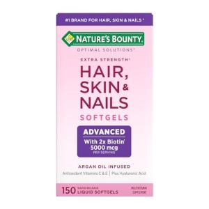 Argan-Infused Hair, Skin & Nails Vitamins,150 Softgels