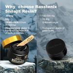 Shilajit Pure Himalayan Organic Shilajit Resin - High Potency Pure Shilajit for Men and Women - 85+ Natural Trace Minerals & Fulvic Acid for Energy, Immune Support, Overall Wellness - 500mg