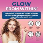 Organic Biotin Supplement - Hair Skin Nails Support