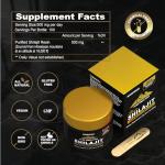 Shilajit Pure Himalayan Organic Shilajit Resin - High Potency Pure Shilajit for Men and Women - 85+ Natural Trace Minerals & Fulvic Acid for Energy, Immune Support, Overall Wellness - 500mg