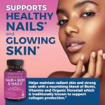 Organic Biotin Supplement - Hair Skin Nails Support