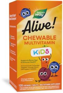 Nature's Way Alive! Children's Chewable Multivitamin, Bone & Eye Support