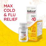 MediNatura ReBoost Zinc +10 MAX Cold & Flu Relief