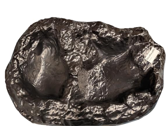 PondH2o Small Pond Watercourse 2 Pools, Lightweight Black PVC Water Garden Pond Waterfall Spillway Outdoor Water Feature for Garden, Pond, and Backyard, No Hose Connections Require