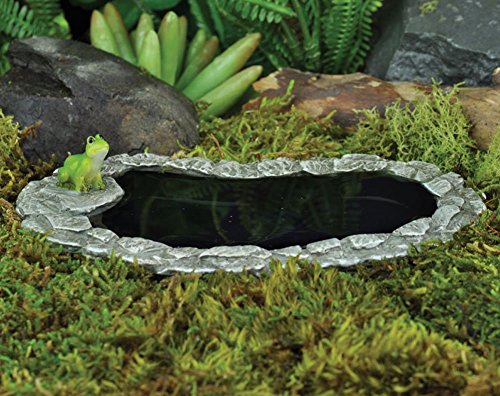 Fiddlehead Fairy Garden Pollywog Frog Pond Miniature Statue