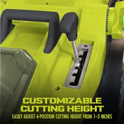 Sun Joe 24V-X2-17LM 48-Volt 17-Inch Mulching Walk-Behind Lawn Mower w/11-Gallon Grass Catcher & 6-Position Height Adjustment, Included, Cordless, Kit (w/ 2x 4.0-Ah Battery and Charger)