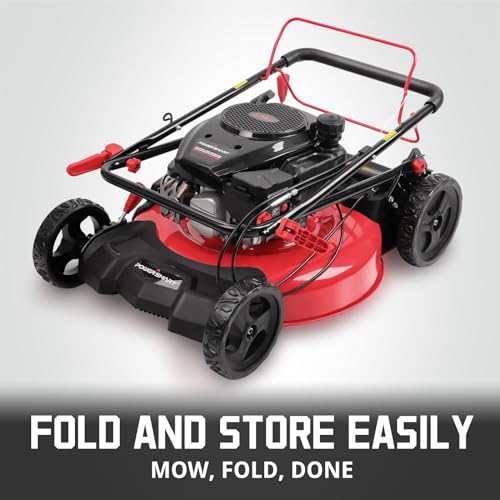 PowerSmart Self Propelled Gas Lawn Mower 21-Inch 170cc Engine 3-in-1 RWD DB2321 2024 Version