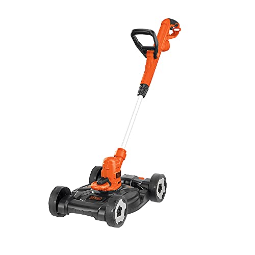 BLACK+DECKER 3-in-1 String Trimmer/Edger & Lawn Mower, 6.5-Amp, 12-Inch, Corded (MTE912)