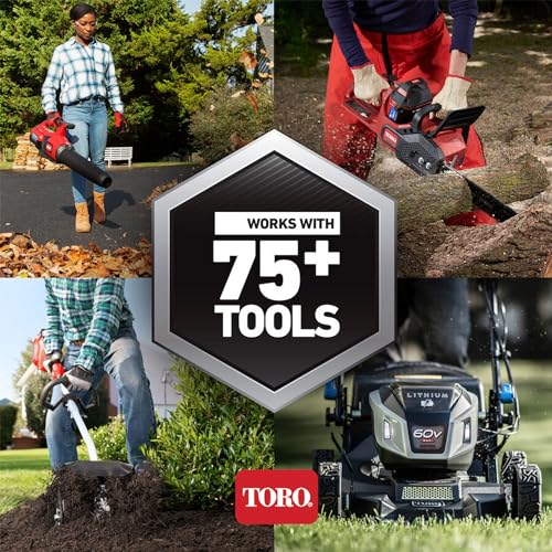 Toro Lightweight Foldable 60-Volt 21-Inch Deck Stripe Cordless Electric Battery Self Propelled Walk Behind Lawn Mower w/Adjustable Speed & Cut Height