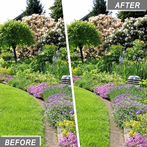 Klarg Edger Lawn Tool for Sidewalk, Wheel Rotary Edger, Manual Lawn Edger, Grass Edger Long Handle 66.9 inch, Adjustable Edgers for Landscaping, Garden, Yard