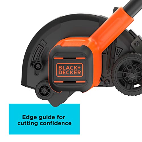 BLACK+DECKER 20V MAX Cordless Edger Lawn Kit, 1.5 Ah Battery & Charger Included (BCED400C1)