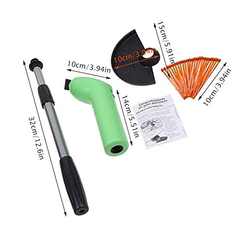 ampusanal Household Small Weed Trimmer, Lawn Mower, Portable Grass Trimmer Handheld, Cordless String Trimmer Edger, Telescopic Grass Trimming Tool, Use for Home Garden Lawn