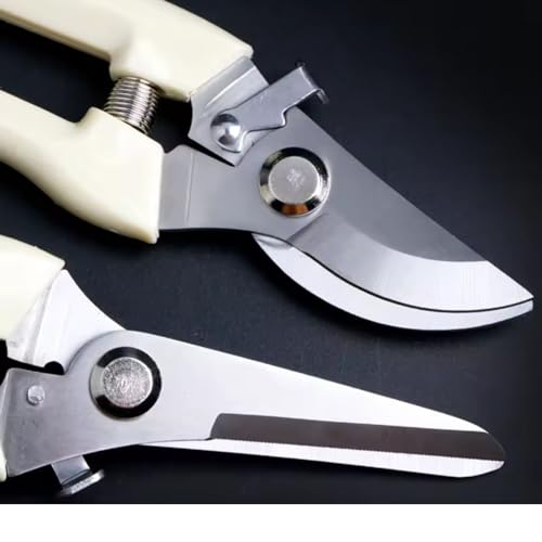 [2 Pack] Pruning Shears, Garden Shears, Professional Stainless Steel pruners with Comfort Handle & Spring-loaded, Handheld Garden Clippers, Gardening Tools Scissors Set for Rose Plants Flowers