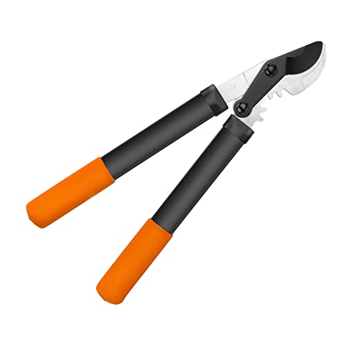 KLDOLLAR Loppers Tree Trimmer Branch Cutter with Powerful Gear Action, Super Pruner Tree Clippers Tree Pruner, Chops Thick Branches Ease, Sharp Steel Blade with 1.3 Inch Cutting Capacity(15 Inch)