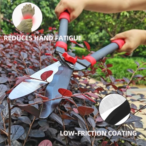 YRTSH Loppers Hedge Shears & Pruners Combo Set 3-Piece Hedge Clippers, Heavy Duty Tree & Shrub Care Kit for Yard, Lawn & Garden, Professional Branch Cutter Tree Trimmer for Indoor & Outdoor Gardening
