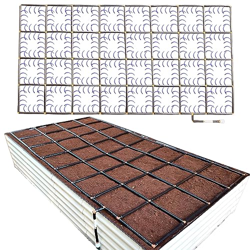 Garden In Minutes Drip Irrigation System for Garden, Soaker Hose & Garden Watering System Preassembled Drip Irrigation Kit, Flower Bed Sprinkler, Garden Irrigation System Kit - 4x8 (44"x88")